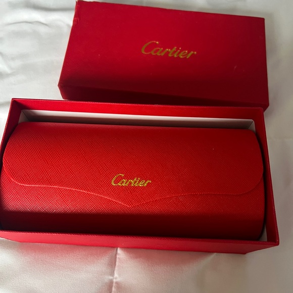 Cartier Women\'s Sunglasses - Black and Gold main image 6